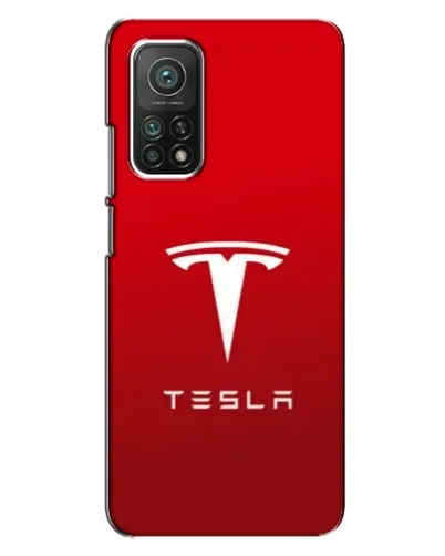 Чехол для Xiaomi Mi 10T с картинкой «Tesla Red Classic»