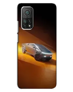 Чехол для Xiaomi Mi 10T с картинкой «Cybertruck в пустыне»