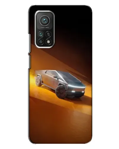 Чехол для Xiaomi Mi 10T с картинкой «Cybertruck в пустыне»