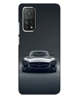 Чехол для Xiaomi Mi 10T с картинкой «Mercedes на черном»