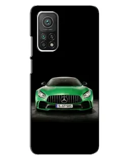 Чехол для Xiaomi Mi 10T с картинкой «Mercedes — неоновый лого»