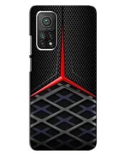 Чехол для Xiaomi Mi 10T с картинкой «Mercedes Carbon Grid»