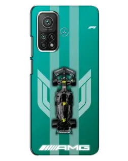 Чехол для Xiaomi Mi 10T с картинкой «Mercedes AMG Petronas»