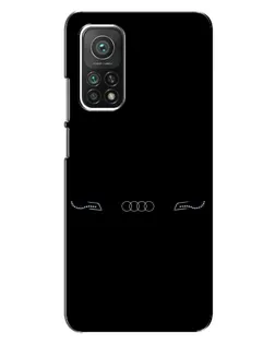 Чехол для Xiaomi Mi 10T с картинкой «Audi — световой подпись» Чехол для Xiaomi Mi 10T с картинкой «Audi — световой подпись»