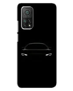 Чехол для Xiaomi Mi 10T с картинкой «Взгляд Audi в темноте»