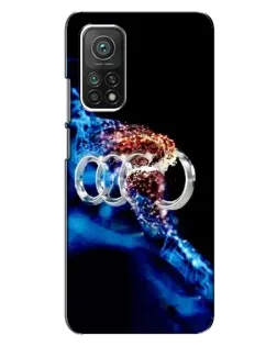Чехол для Xiaomi Mi 10T с картинкой «Энергия лого Audi»