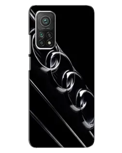 Чехол для Xiaomi Mi 10T с картинкой «Audi — абстрактные кольца»