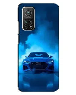 Чехол для Xiaomi Mi 10T с картинкой «Audi — голубая энергия»