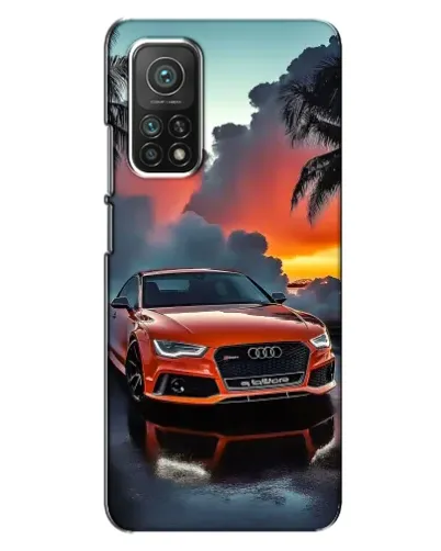 Чехол для Xiaomi Mi 10T с картинкой «Audi — закат» Чехол для Xiaomi Mi 10T с картинкой «Audi — закат»