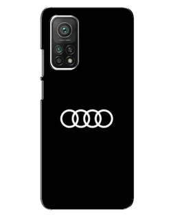 Чехол для Xiaomi Mi 10T с картинкой «Audi White Logo»