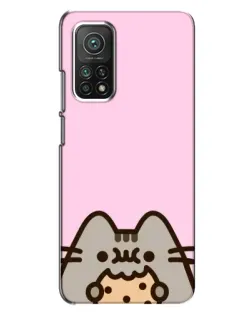 Чехол для Xiaomi Mi 10T с картинкой «Pusheen и печенье» Чехол для Xiaomi Mi 10T с картинкой «Pusheen и печенье»