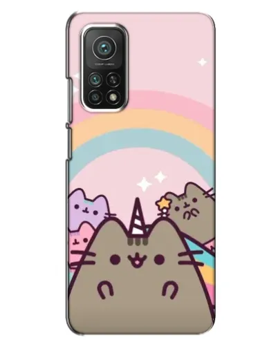Чехол для Xiaomi Mi 10T с картинкой «Единорог Pusheen»