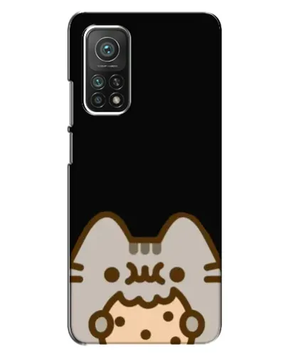 Чехол для Xiaomi Mi 10T с картинкой «Пушин на черном»