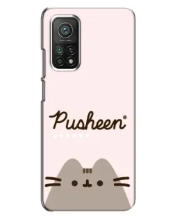Чехол для Xiaomi Mi 10T с картинкой «Pusheen логотип»