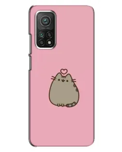 Чехол для Xiaomi Mi 10T с картинкой «Pusheen сердце»
