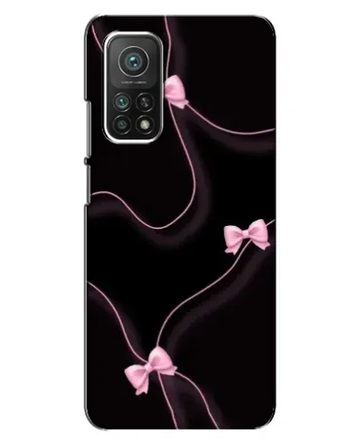 Чехол для Xiaomi Mi 10T с картинкой «Розовые ленты»