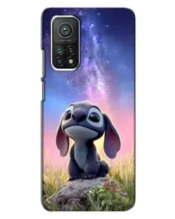 Чехол для Xiaomi Mi 10T с картинкой «Стич на рассвете»