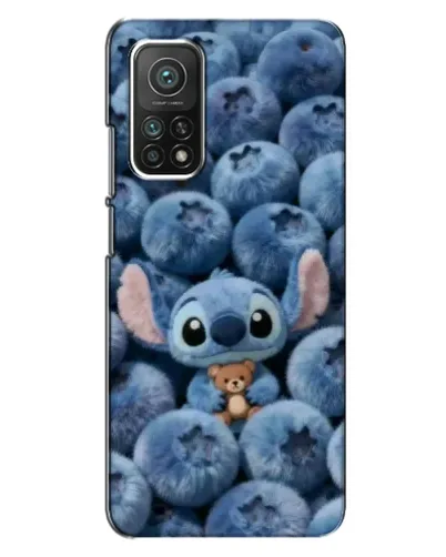 Чехол для Xiaomi Mi 10T с картинкой «Стич и голубика»