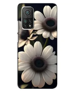 Чохол для Xiaomi Mi 10T з картинкою «Білі маргаритки макро»