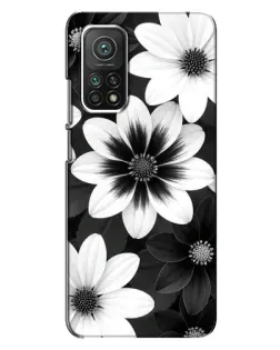 Чохол для Xiaomi Mi 10T з картинкою «Монохромні айстри»