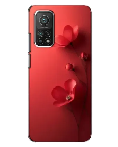Чехол для Xiaomi Mi 10T с картинкой «Маковые соцветия»