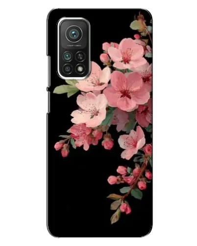 Чехол для Xiaomi Mi 10T с картинкой «Розовая ветка сакуры»
