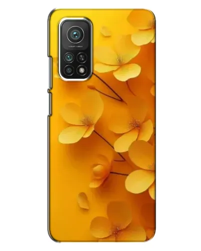 Чехол для Xiaomi Mi 10T с картинкой «Золотые лепестки»