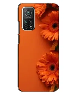 Чохол для Xiaomi Mi 10T з картинкою «Помаранчеві гербери»