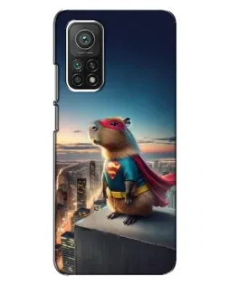 Чехол для Xiaomi Mi 10T с картинкой «Капи-мен супергерой»