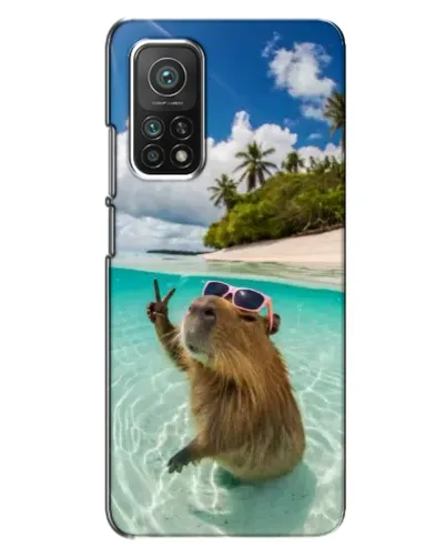 Чехол для Xiaomi Mi 10T с картинкой «Капибара на море» Чехол для Xiaomi Mi 10T с картинкой «Капибара на море»