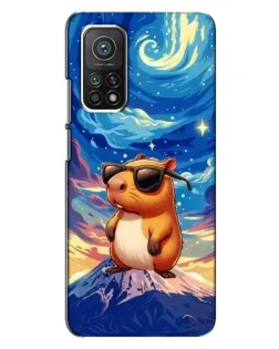 Чехол для Xiaomi Mi 10T с картинкой «Капибара Ван Гога»