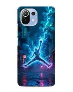 Чехол для Xiaomi Mi 11 Lite с картинкой «Jordan Gold Jumpman»