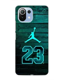 Чехол для Xiaomi Mi 11 Lite с картинкой «Jordan Cyan 23»