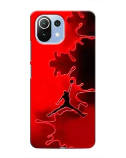 Чехол для Xiaomi Mi 11 Lite с картинкой «Jordan Red Smoke»