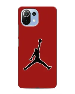 Чехол для Xiaomi Mi 11 Lite с картинкой «Jordan Red Back»