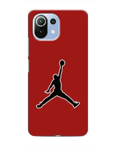 Чехол для Xiaomi Mi 11 Lite с картинкой «Jordan Red Back» Чехол для Xiaomi Mi 11 Lite с картинкой «Jordan Red Back»