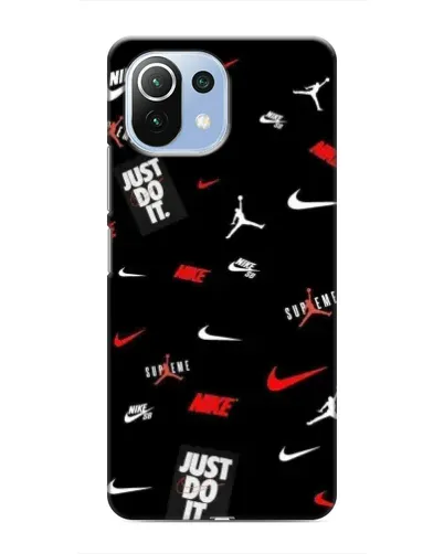 Чехол для Xiaomi Mi 11 Lite с картинкой «Nike Mix Pattern» Чехол для Xiaomi Mi 11 Lite с картинкой «Nike Mix Pattern»