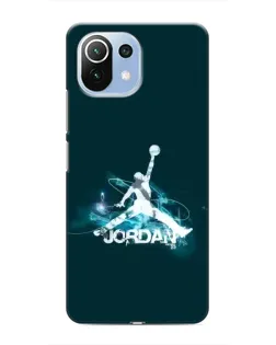 Чехол для Xiaomi Mi 11 Lite с картинкой «Jordan Blue Fire»