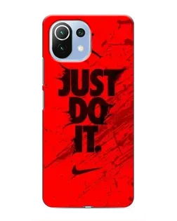 Чехол для Xiaomi Mi 11 Lite с картинкой «Nike Just Do It»