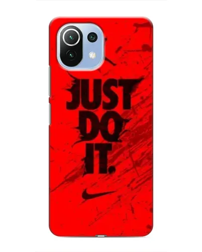Чехол для Xiaomi Mi 11 Lite с картинкой «Nike Just Do It» Чехол для Xiaomi Mi 11 Lite с картинкой «Nike Just Do It»