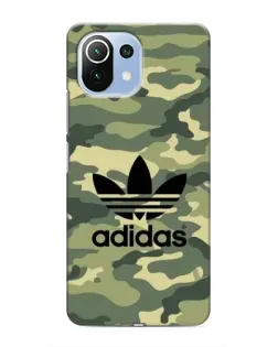 Чехол для Xiaomi Mi 11 Lite с картинкой «Милитари стиль Adidas»