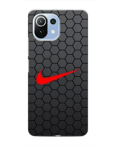 Чехол для Xiaomi Mi 11 Lite с картинкой «Nike — карбоновая сетка» Чехол для Xiaomi Mi 11 Lite с картинкой «Nike — карбоновая сетка»
