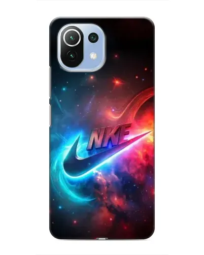Чехол для Xiaomi Mi 11 Lite с картинкой «Огненный логотип Nike» Чехол для Xiaomi Mi 11 Lite с картинкой «Огненный логотип Nike»