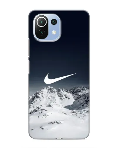 Чехол для Xiaomi Mi 11 Lite с картинкой «Nike — зимние горы» Чехол для Xiaomi Mi 11 Lite с картинкой «Nike — зимние горы»