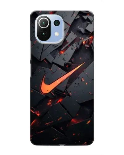 Чехол для Xiaomi Mi 11 Lite с картинкой «Nike — эффект разломов» Чехол для Xiaomi Mi 11 Lite с картинкой «Nike — эффект разломов»