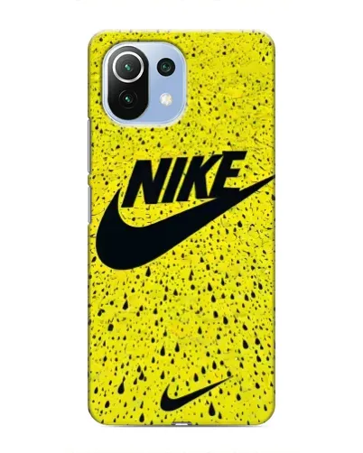 Чехол для Xiaomi Mi 11 Lite с картинкой «Желтый текстурный Nike» Чехол для Xiaomi Mi 11 Lite с картинкой «Желтый текстурный Nike»