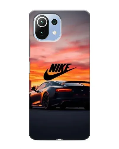 Чехол для Xiaomi Mi 11 Lite с картинкой «Nike и суперкар» Чехол для Xiaomi Mi 11 Lite с картинкой «Nike и суперкар»