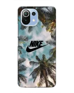 Чохол для Xiaomi Mi 11 Lite з картинкою «Тропічний принт Nike»