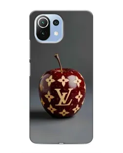 Чехол для Xiaomi Mi 11 Lite с картинкой «Красное яблоко LV»