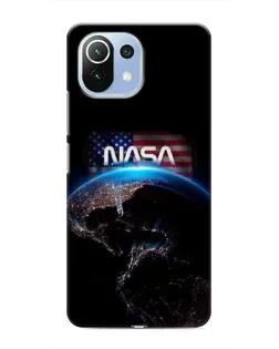 Чехол для Xiaomi Mi 11 Lite с картинкой «Земля из космоса NASA»